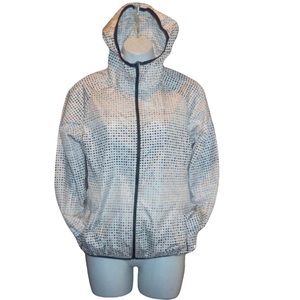 Layers Qwick-Dry Dots Zip Up Lightweight Hoodie Jacket - Women's XS